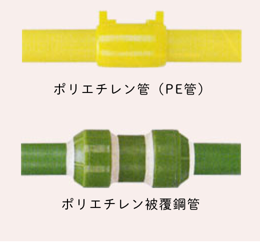 古くなったガス管